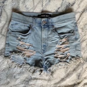 Express Distressed Shorts